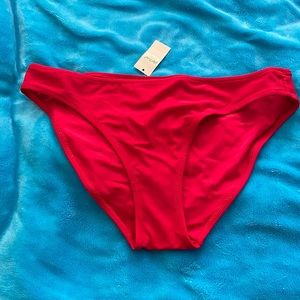 NWT Aerie Bikini Bottom Red M
